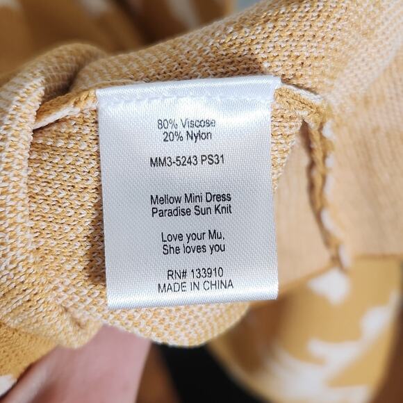 SHOW ME YOUR MUMU Mellow Mini Knit Dress, Size XS - Picture 13 of 13